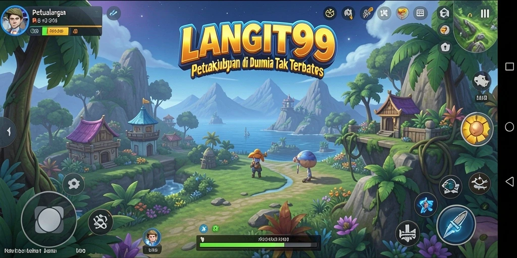 Tampilan gameplay LANGIT99 yang penuh petualangan dan tantangan.