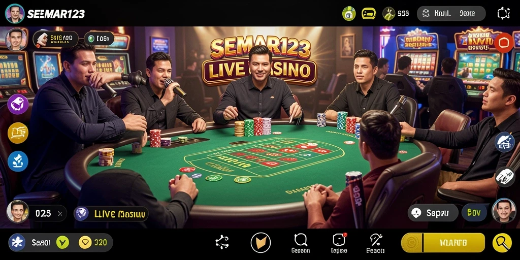 Tampilan gameplay menarik di SEMAR123 dengan dealer profesional.