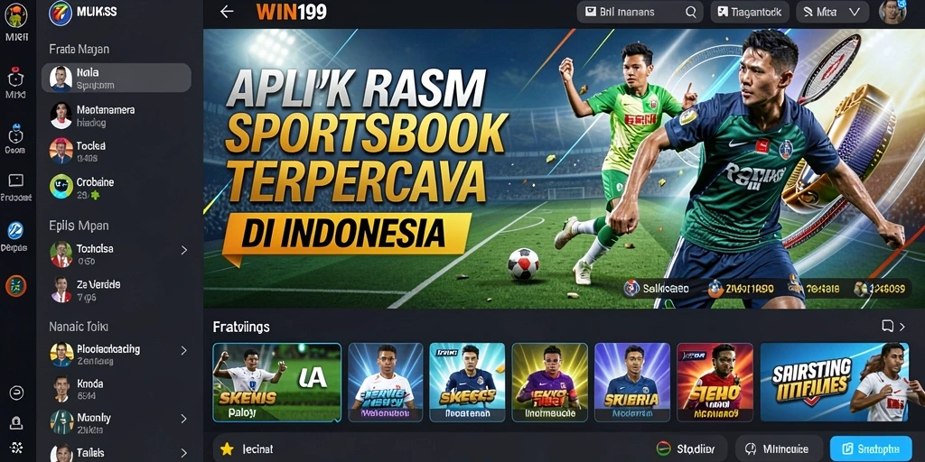 Tampilan gameplay Sportsbook yang menarik dan interaktif.